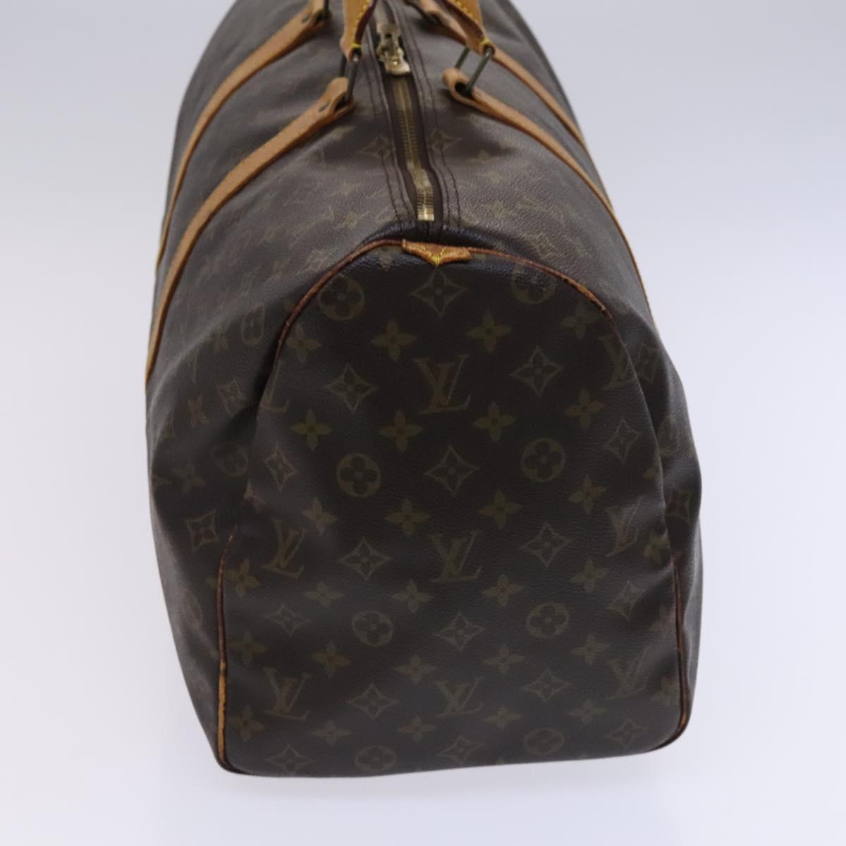 LOUIS VUITTON Monogram Keepall 50 Boston Bag M41426 LV Auth MY369