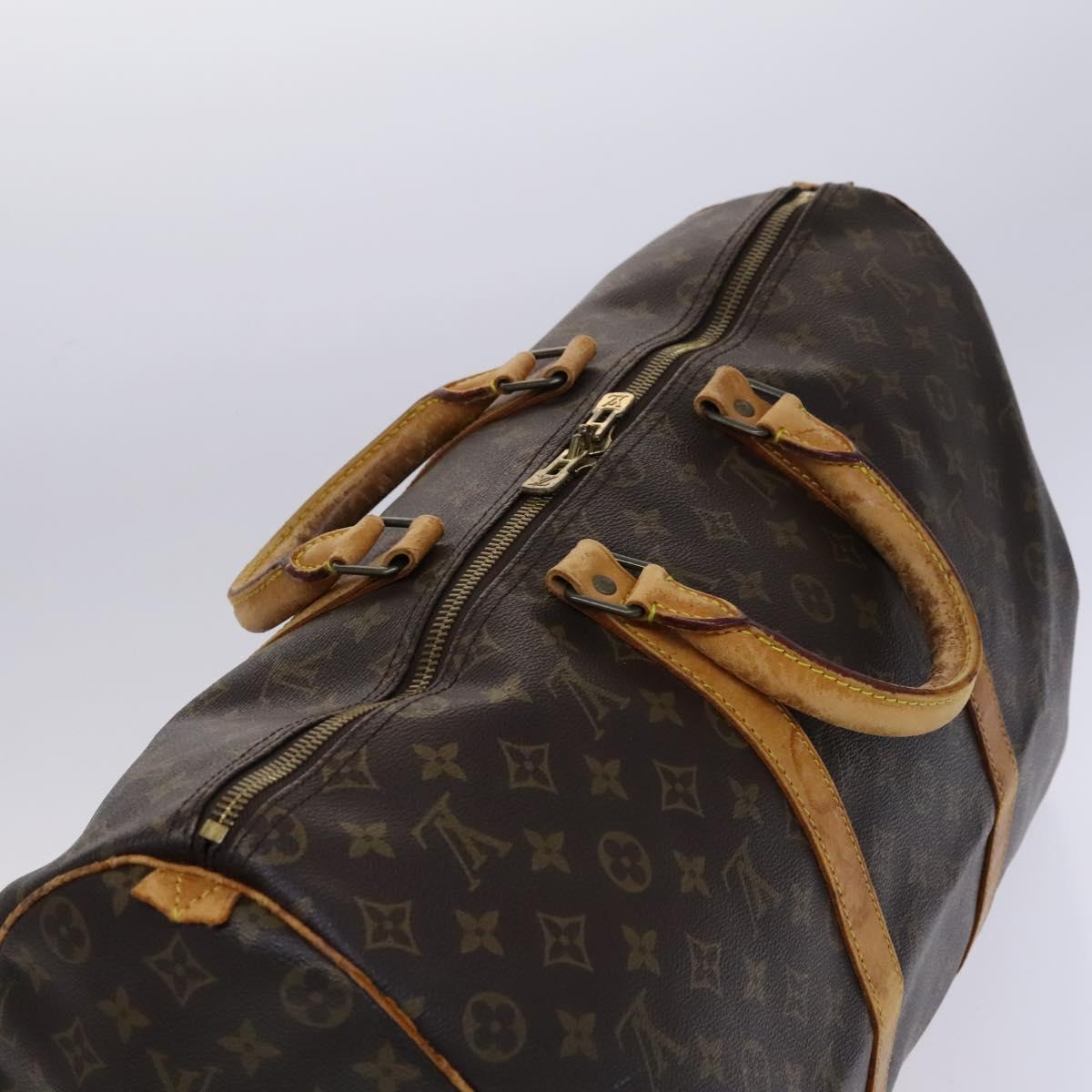 LOUIS VUITTON Monogram Keepall 50 Boston Bag M41426 LV Auth MY369