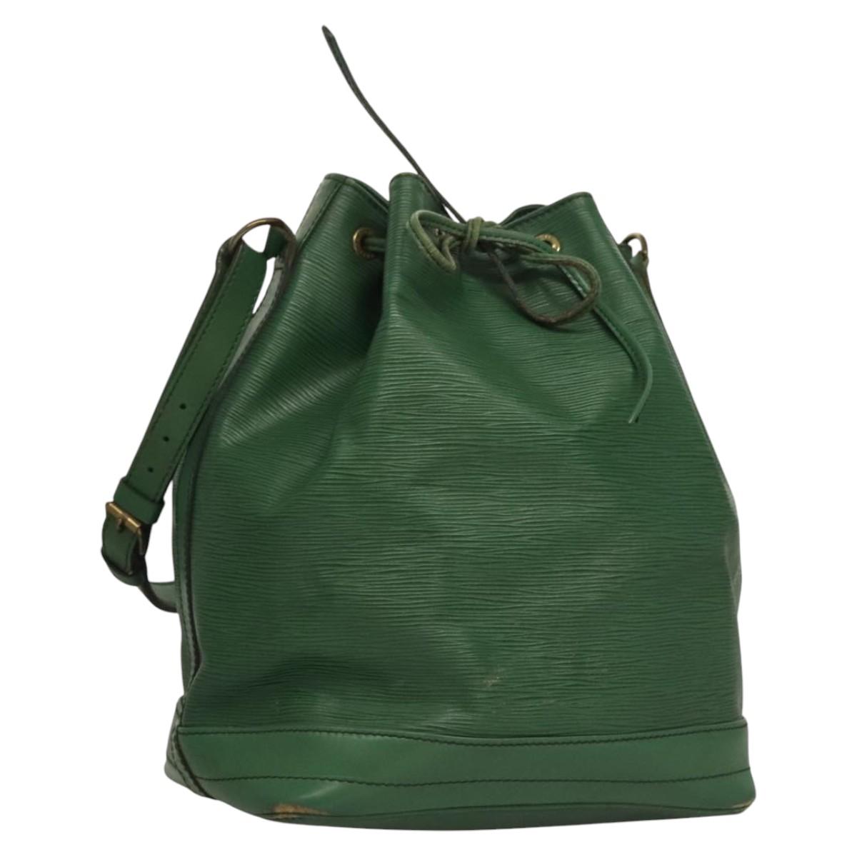 LOUIS VUITTON Epi Noe Shoulder Bag Green M44004 LV Auth MY449