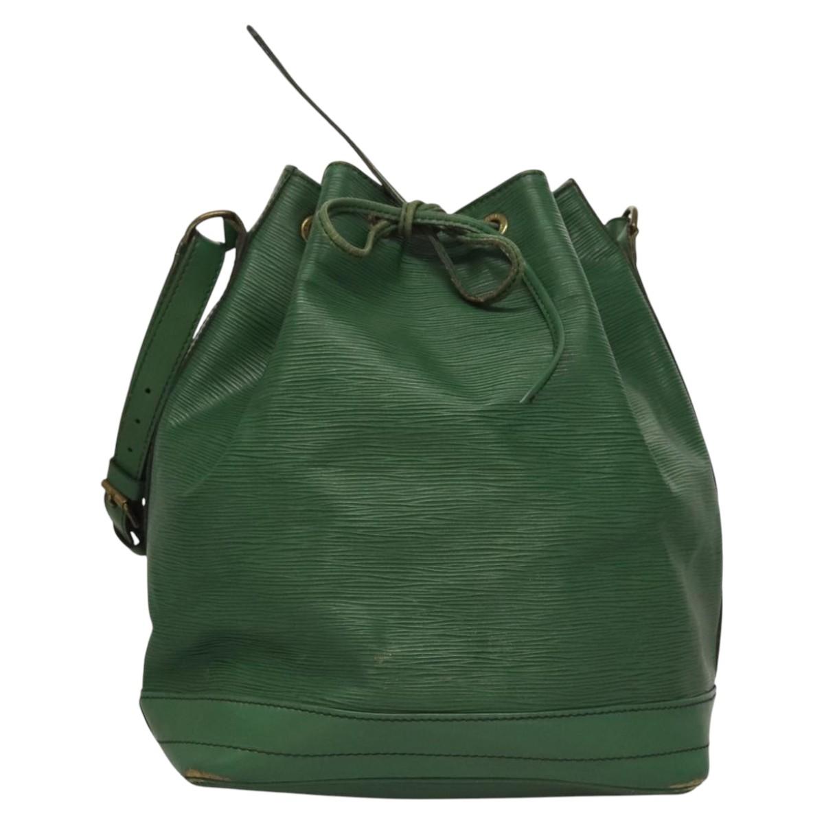LOUIS VUITTON Epi Noe Shoulder Bag Green M44004 LV Auth MY449