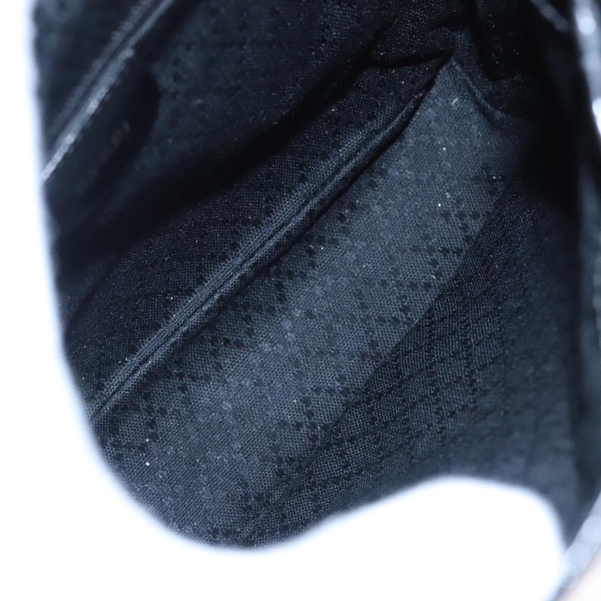 GUCCI Bamboo Backpack Patent leather Black 003 2058 0030 Auth nb014