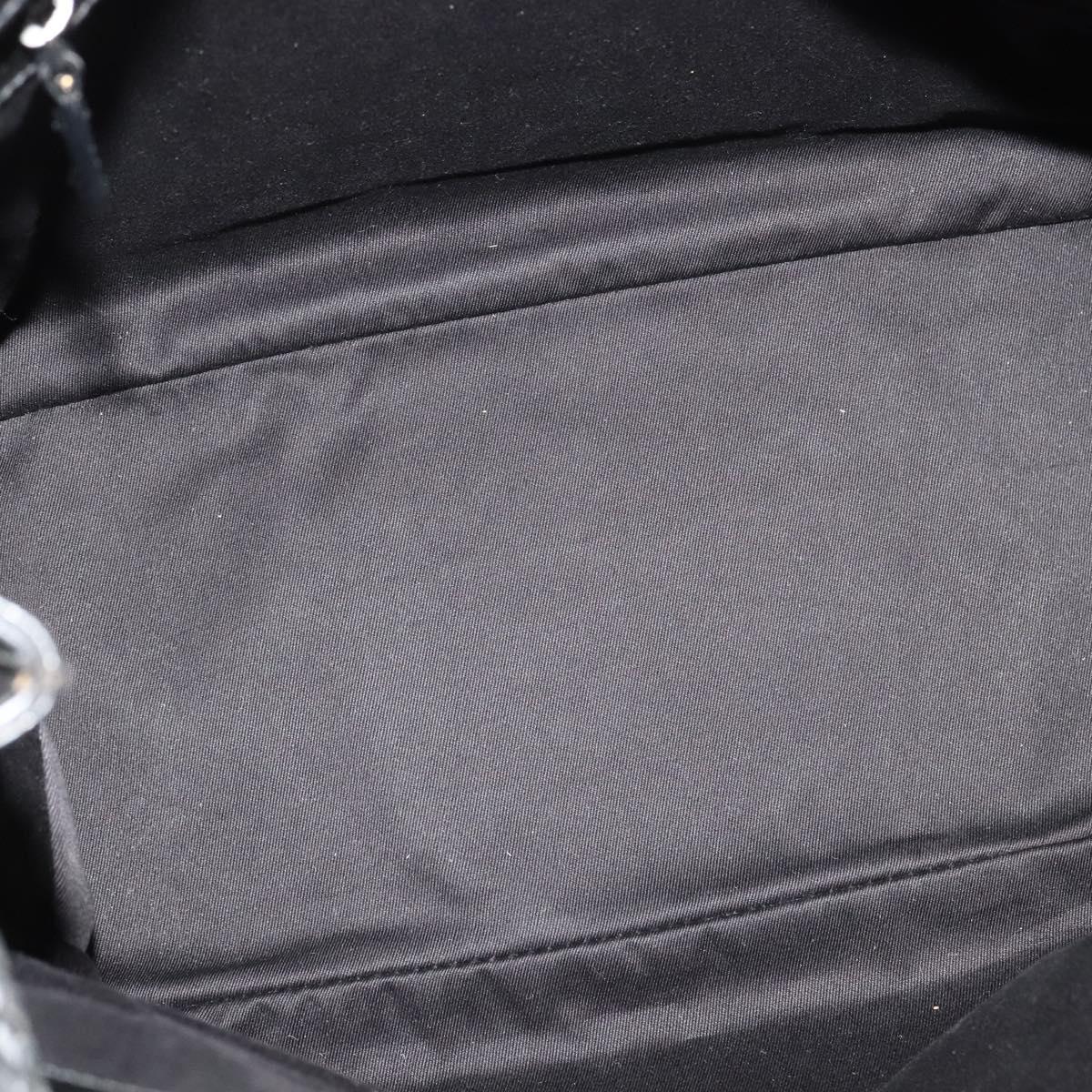 GUCCI GG Canvas Tote Bag Black 109141 Auth nb078