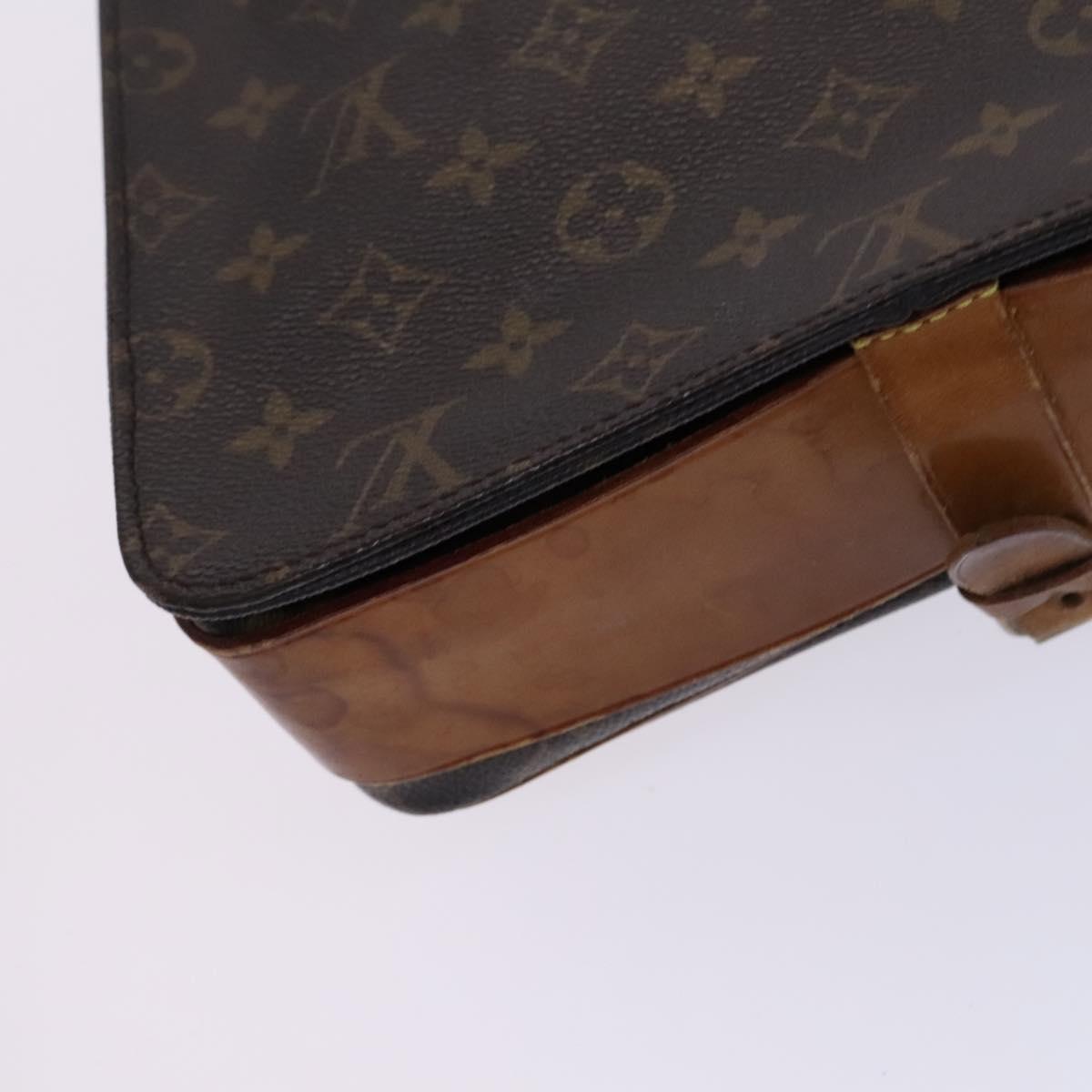 LOUIS VUITTON Monogram Cartouchiere GM Shoulder Bag M51252 LV Auth nb088