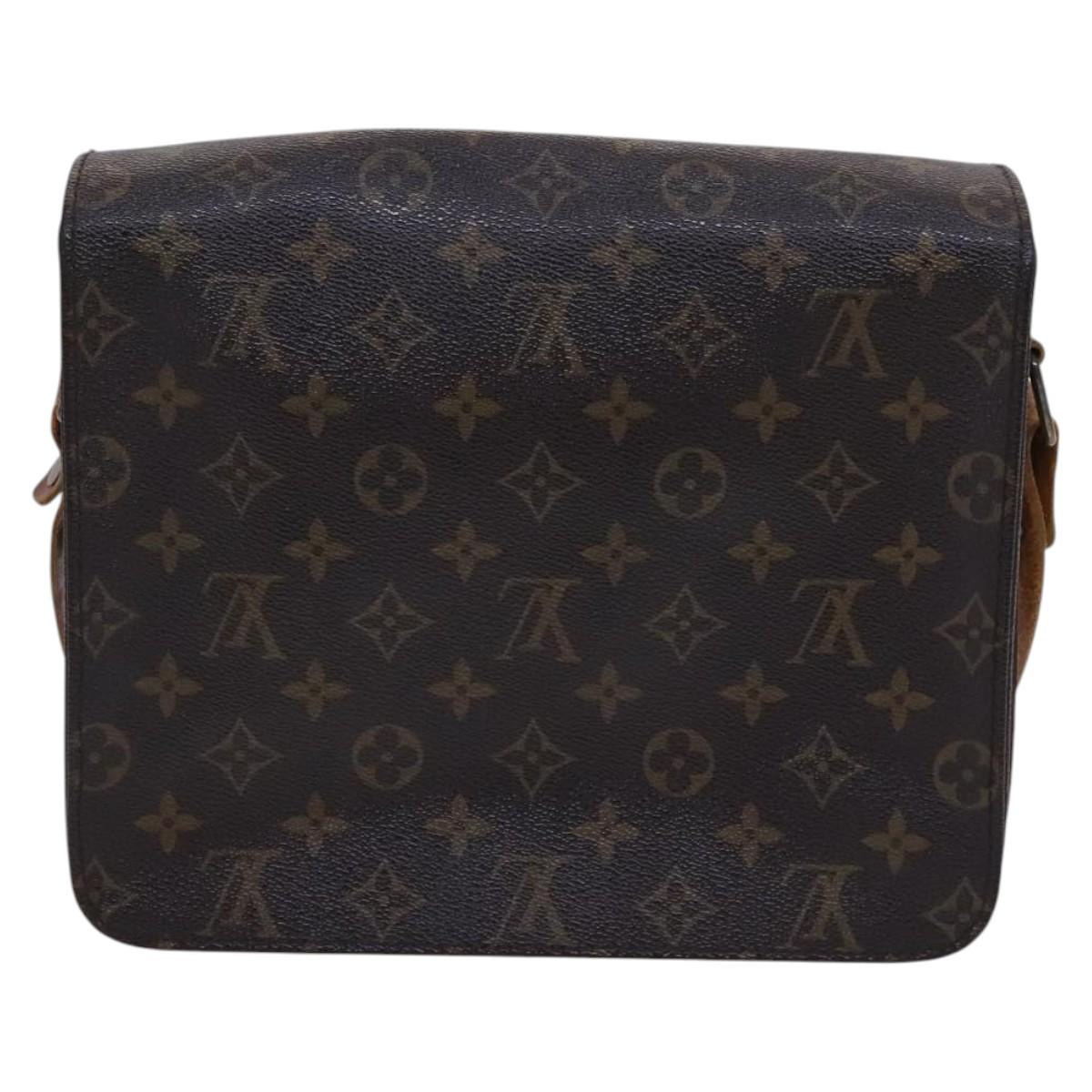 LOUIS VUITTON Monogram Cartouchiere GM Shoulder Bag M51252 LV Auth nb088