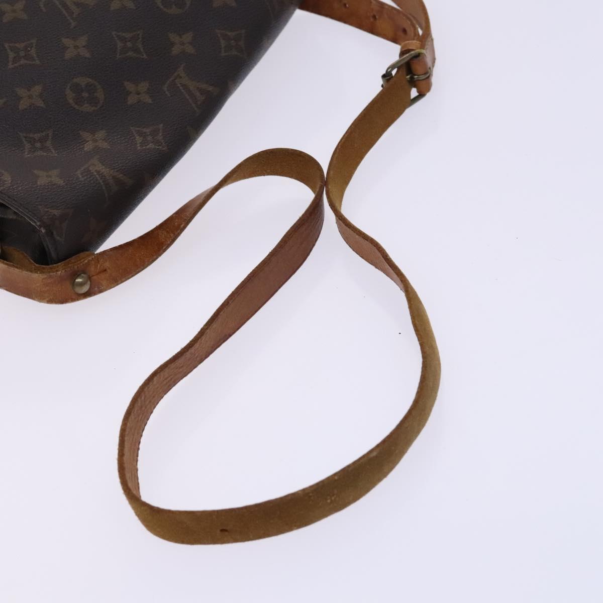 LOUIS VUITTON Monogram Cartouchiere GM Shoulder Bag M51252 LV Auth nb088