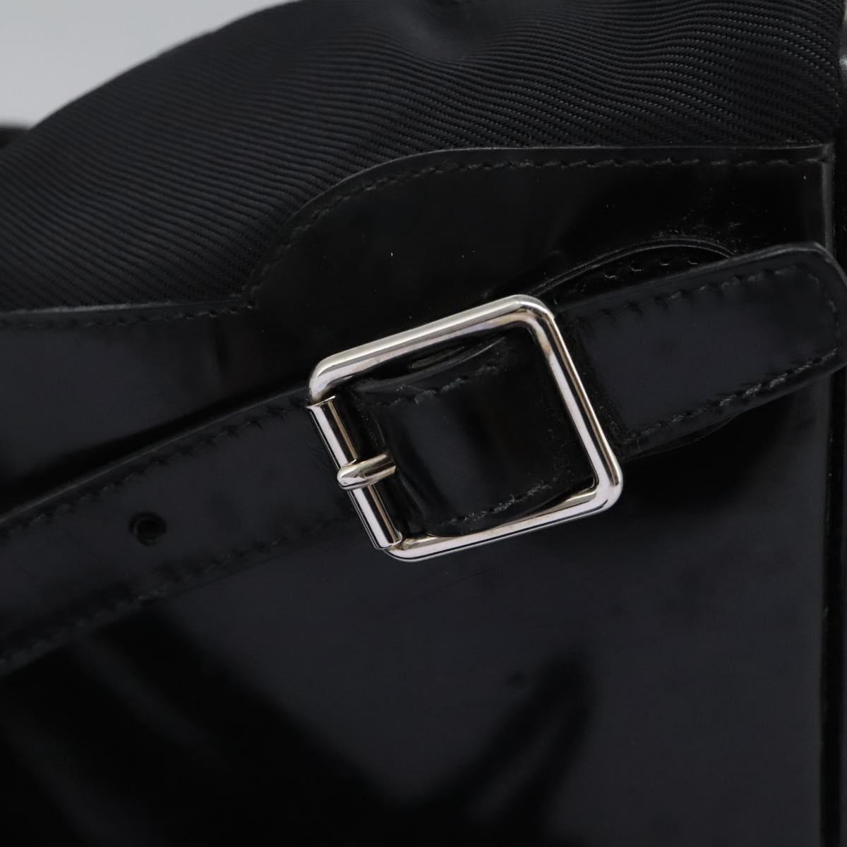 GUCCI Bamboo Backpack Nylon Black 003 1998 0030 Auth nb097