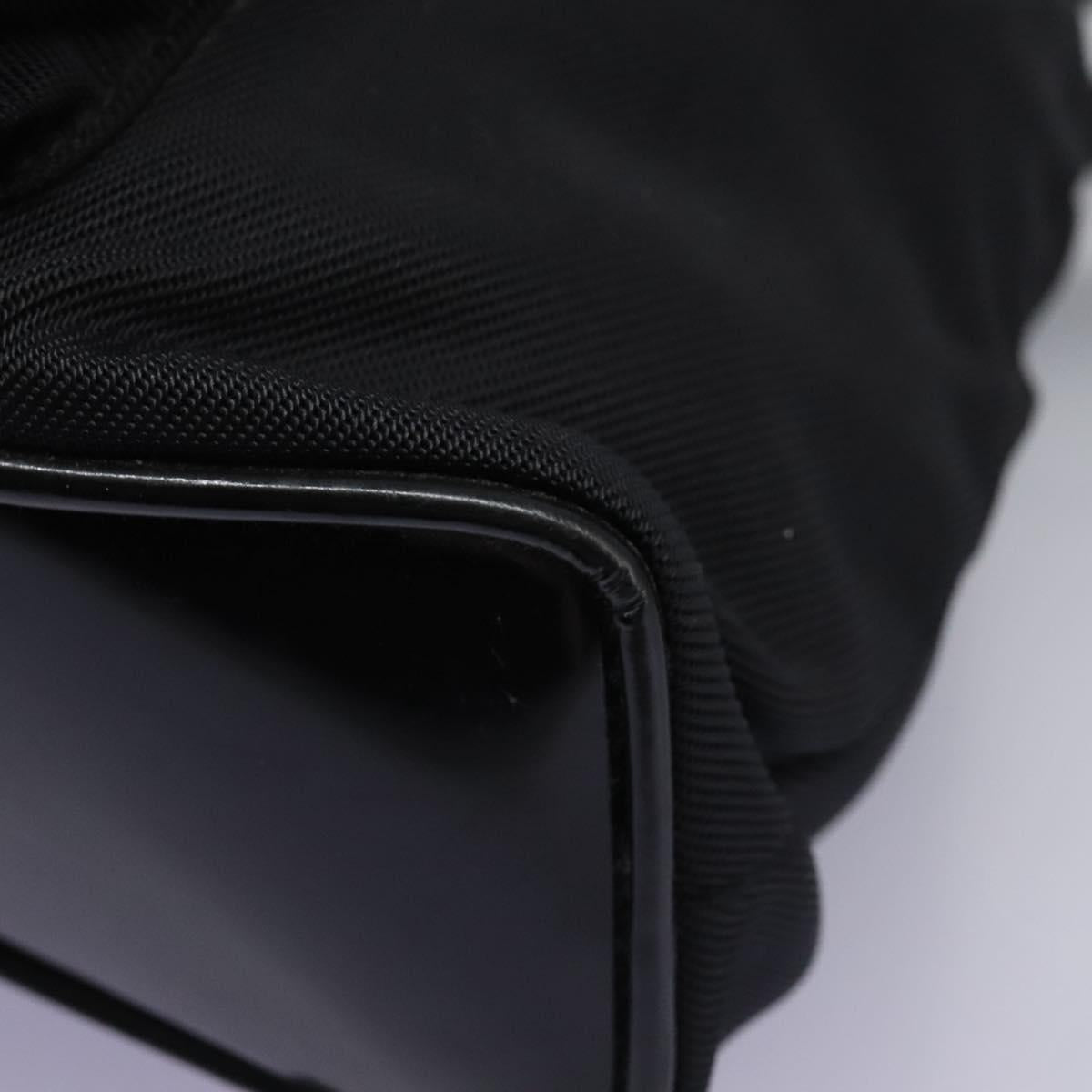 GUCCI Bamboo Backpack Nylon Black 003 1998 0030 Auth nb097