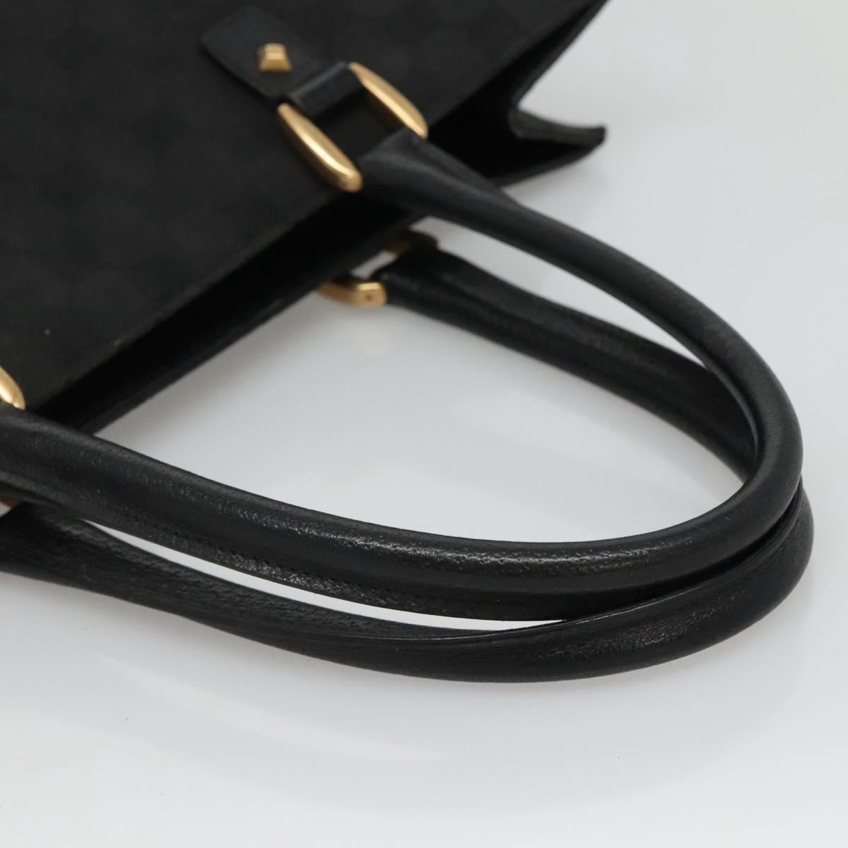 GUCCI GG Canvas Tote Bag Black 120898 Auth nb109