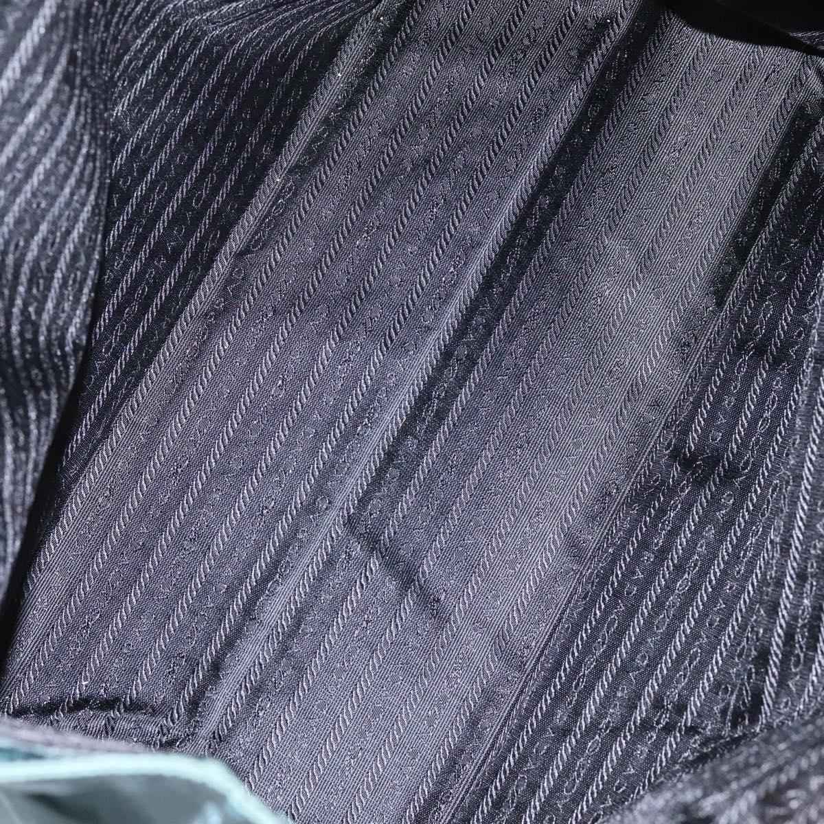 PRADA Hand Bag Nylon Khaki Auth nb125