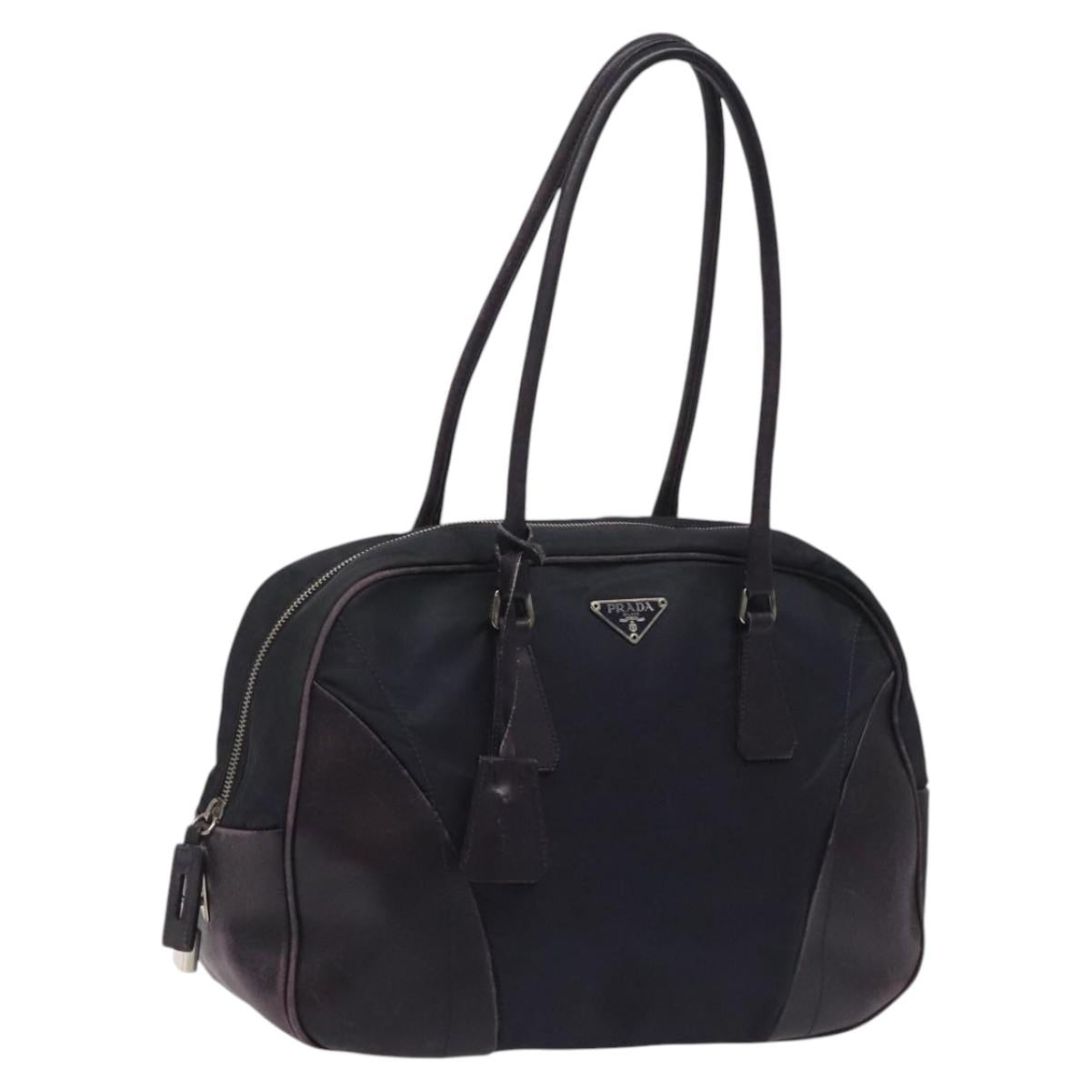 PRADA Shoulder Bag Nylon Purple Auth nb139V