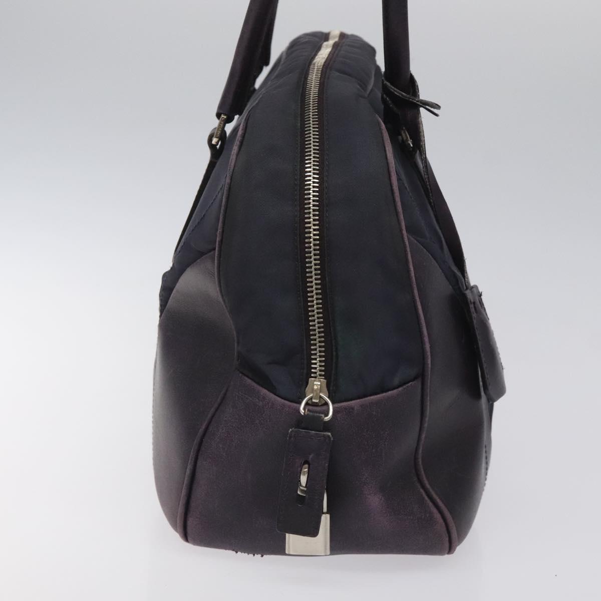 PRADA Shoulder Bag Nylon Purple Auth nb139V