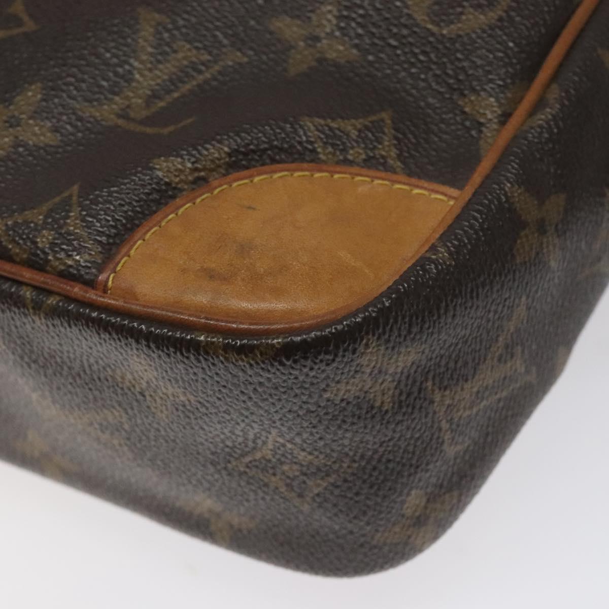 LOUIS VUITTON Monogram Compiegne 28 Clutch Bag M51845 LV Auth nb148