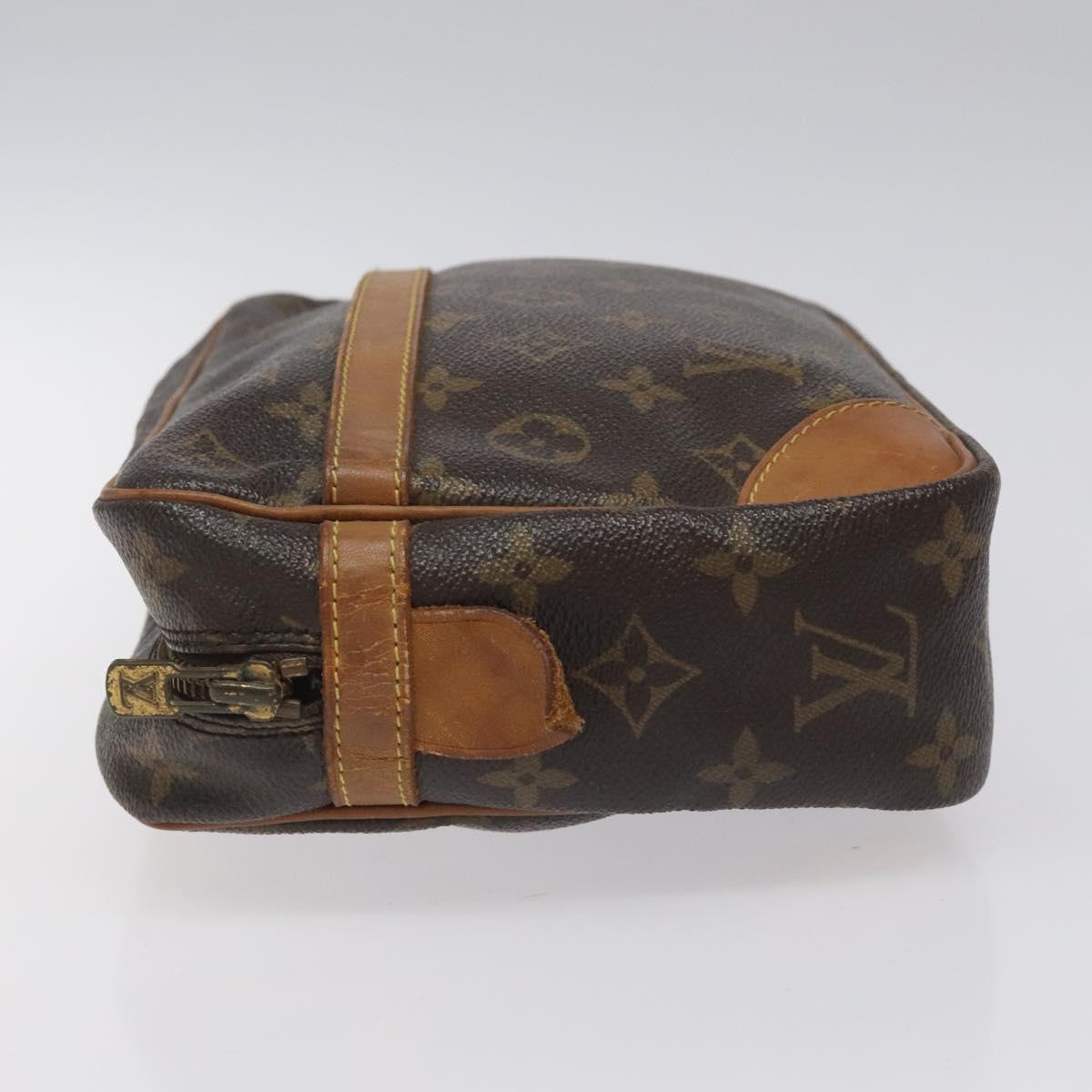 LOUIS VUITTON Monogram Compiegne 28 Clutch Bag M51845 LV Auth nb148