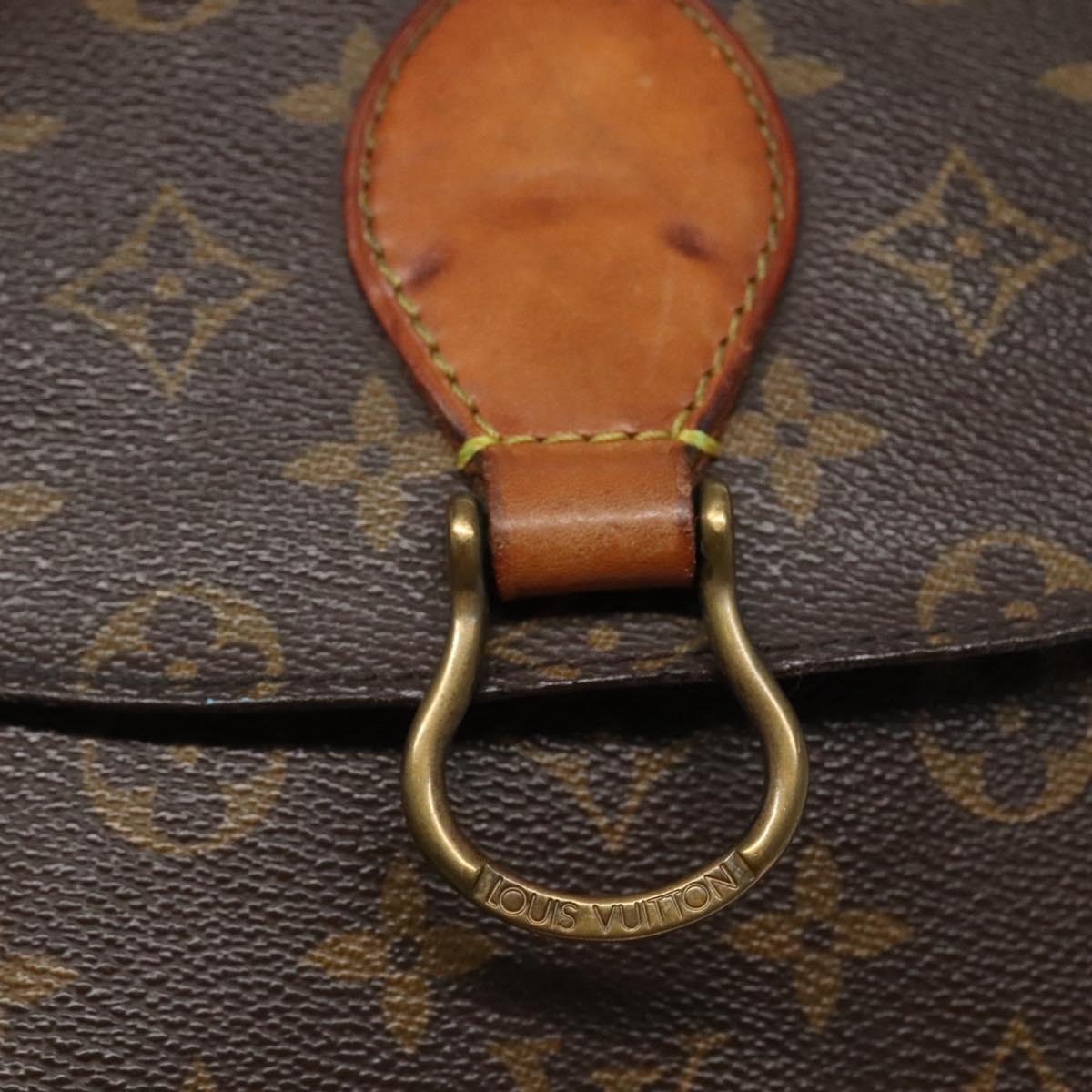 LOUIS VUITTON Monogram Saint Cloud GM Shoulder Bag M51242 LV Auth nb150