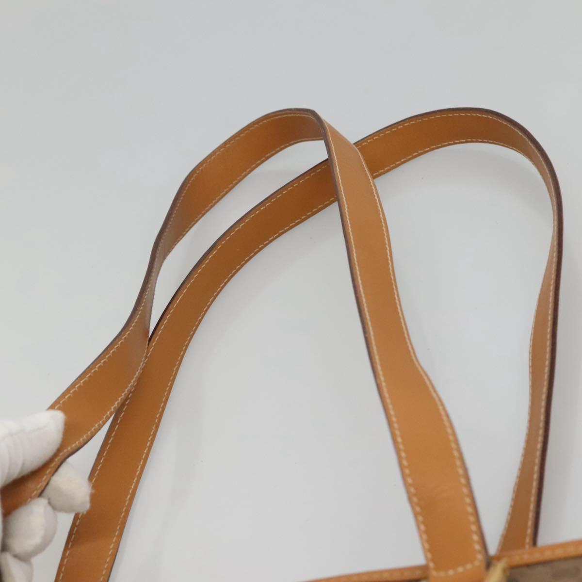 GUCCI Micro GG Supreme Tote Bag PVC Brown 002 39 0149 Auth nb176
