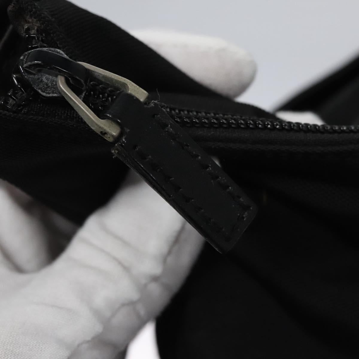 GUCCI Shoulder Bag Nylon Black 019 0312 Auth nb196