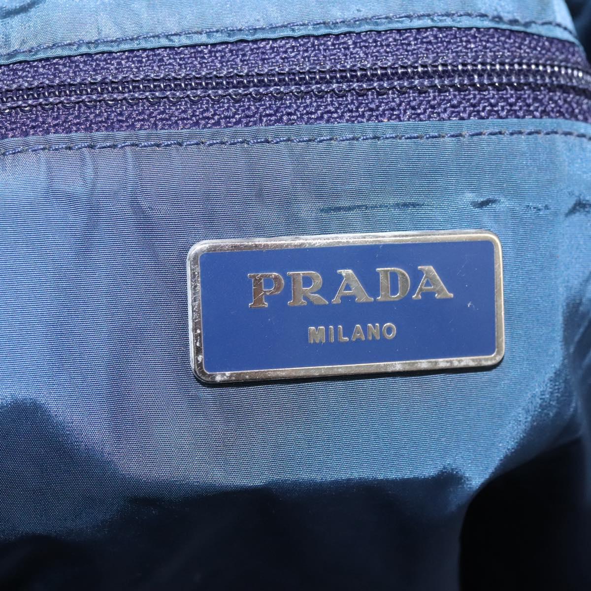 PRADA Tote Bag Nylon Blue Auth nb209