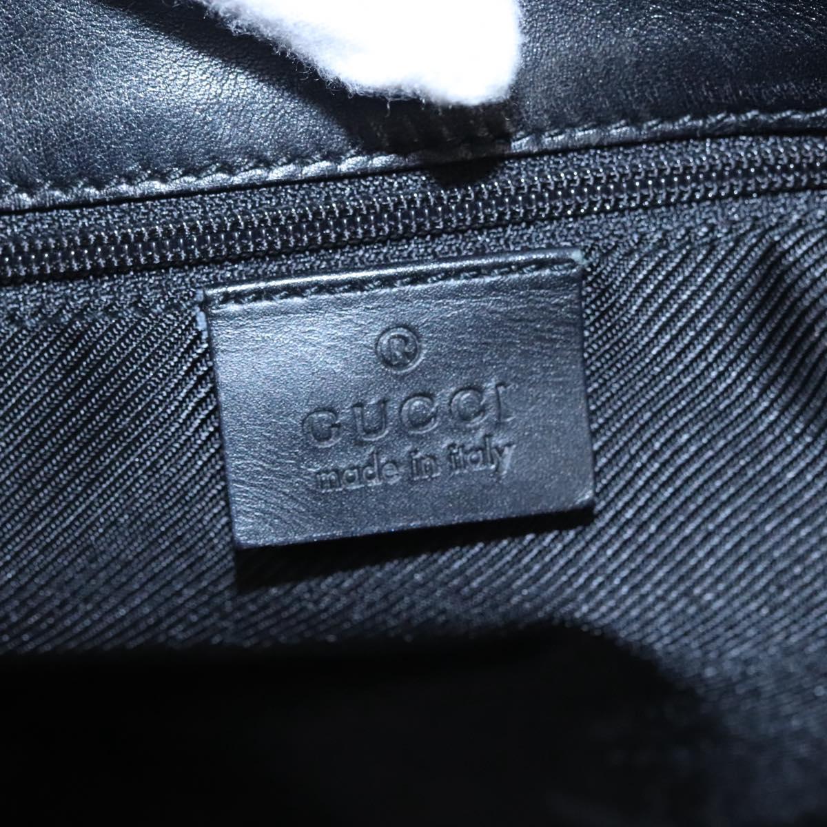 GUCCI GG Canvas Tote Bag Navy gold 002 1098 Auth nb239
