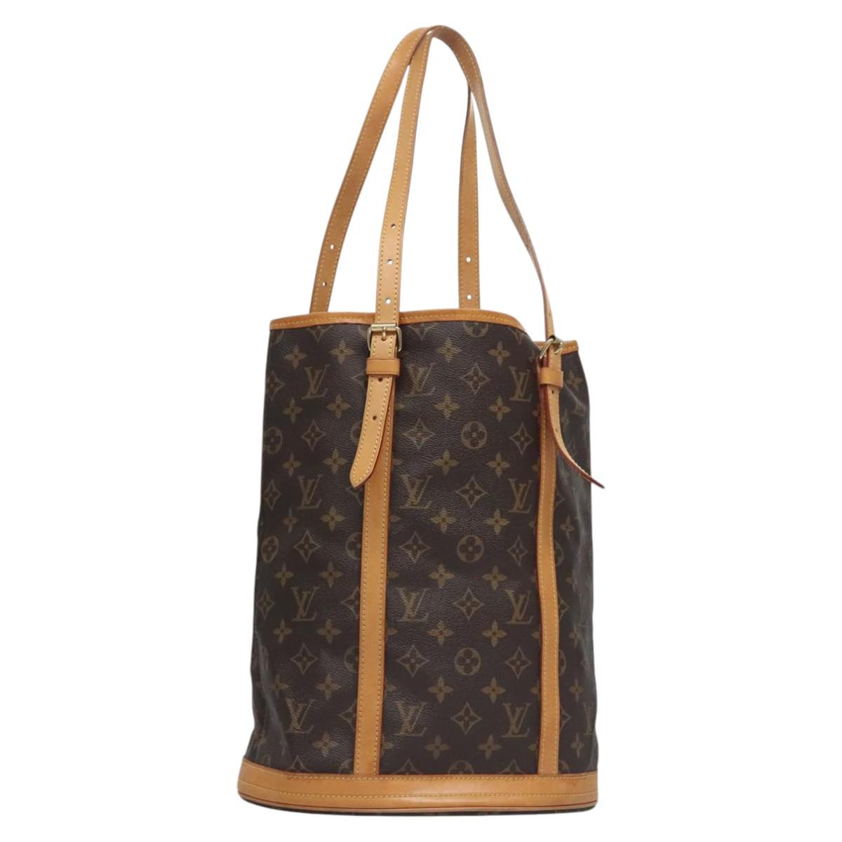 LOUIS VUITTON Monogram Bucket GM Shoulder Bag M42236 LV Auth nb265