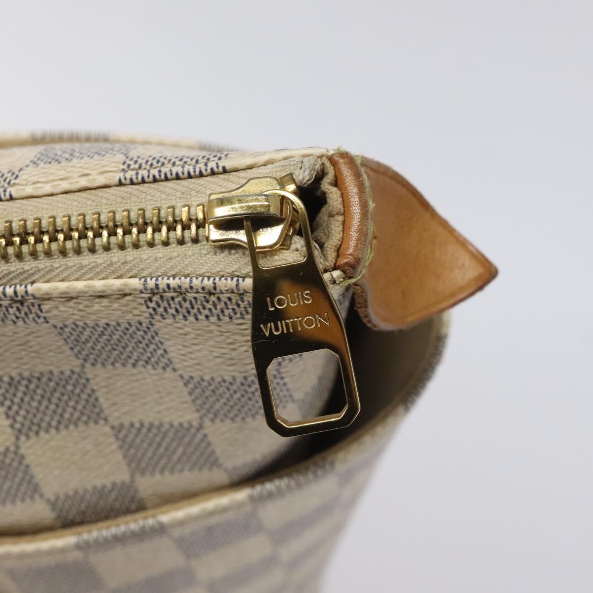 LOUIS VUITTON Damier Azur Totally PM Tote Bag N51261 LV Auth nb286