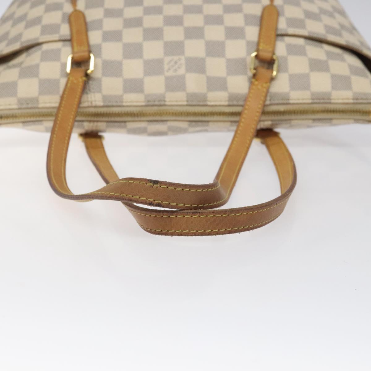 LOUIS VUITTON Damier Azur Totally PM Tote Bag N51261 LV Auth nb286