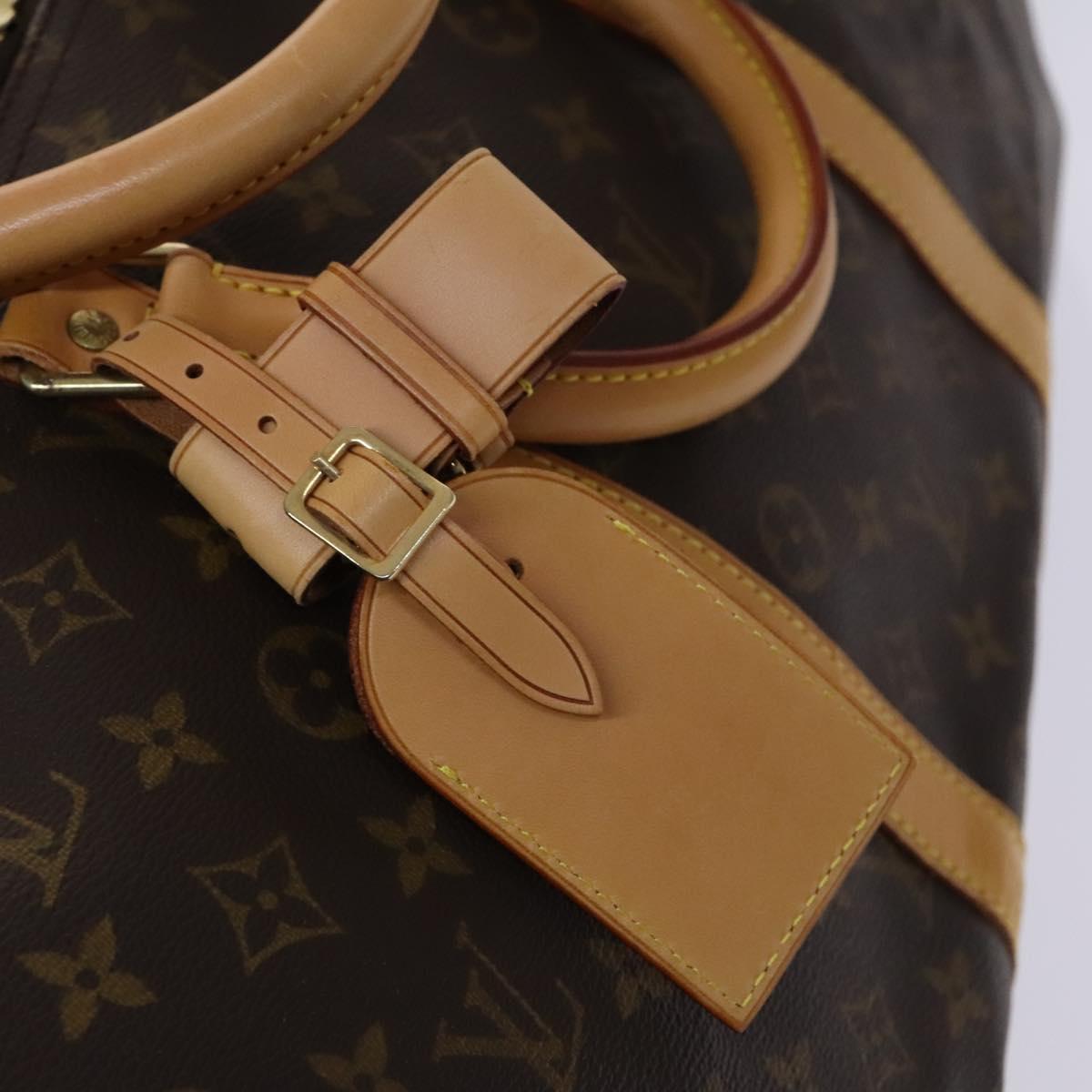 LOUIS VUITTON Monogram Keepall 50 Boston Bag M41426 LV Auth nb289