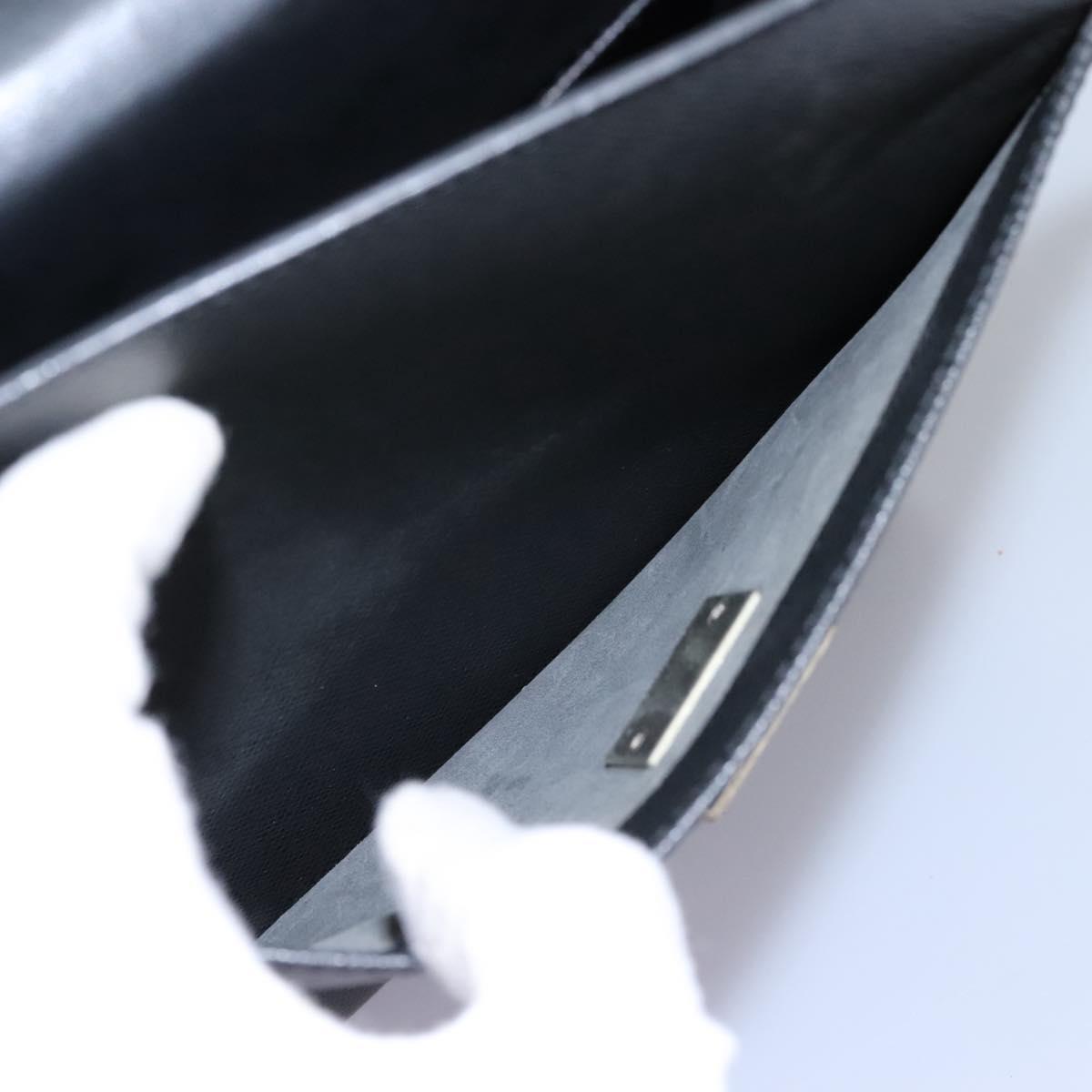 LOUIS VUITTON Taiga Serviette Kazan Business Bag Ardoise M30802 LV Auth nb348