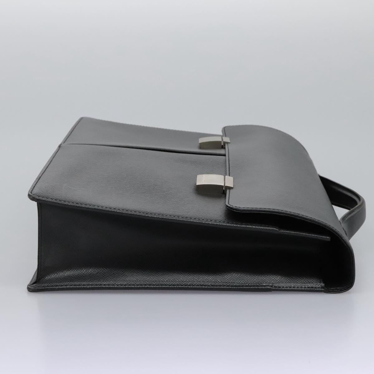 LOUIS VUITTON Taiga Serviette Kazan Business Bag Ardoise M30802 LV Auth nb348