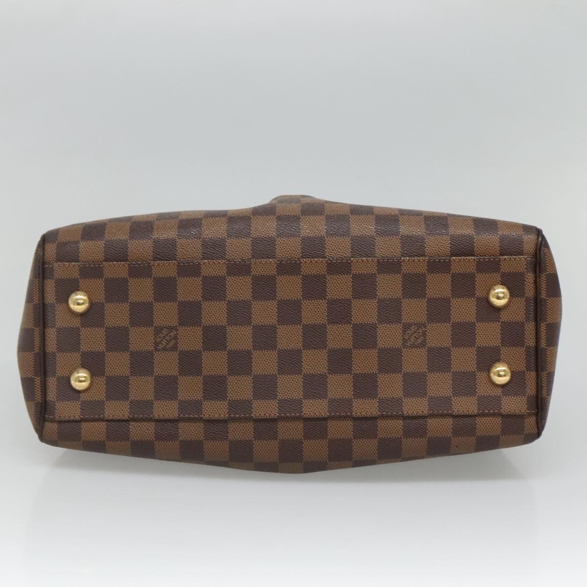 LOUIS VUITTON Damier Ebene Trevi PM Hand Bag 2way N51997 LV Auth nb351AV