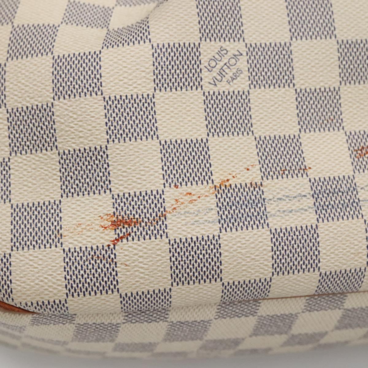 LOUIS VUITTON Damier Azur Siracusa MM Shoulder Bag N41112 LV Auth nb380