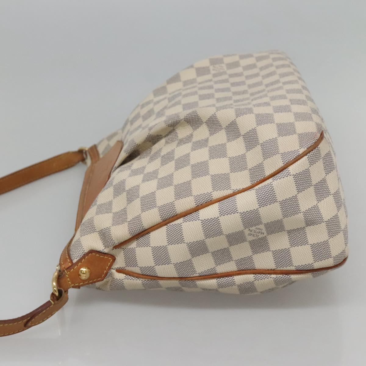 LOUIS VUITTON Damier Azur Siracusa MM Shoulder Bag N41112 LV Auth nb380