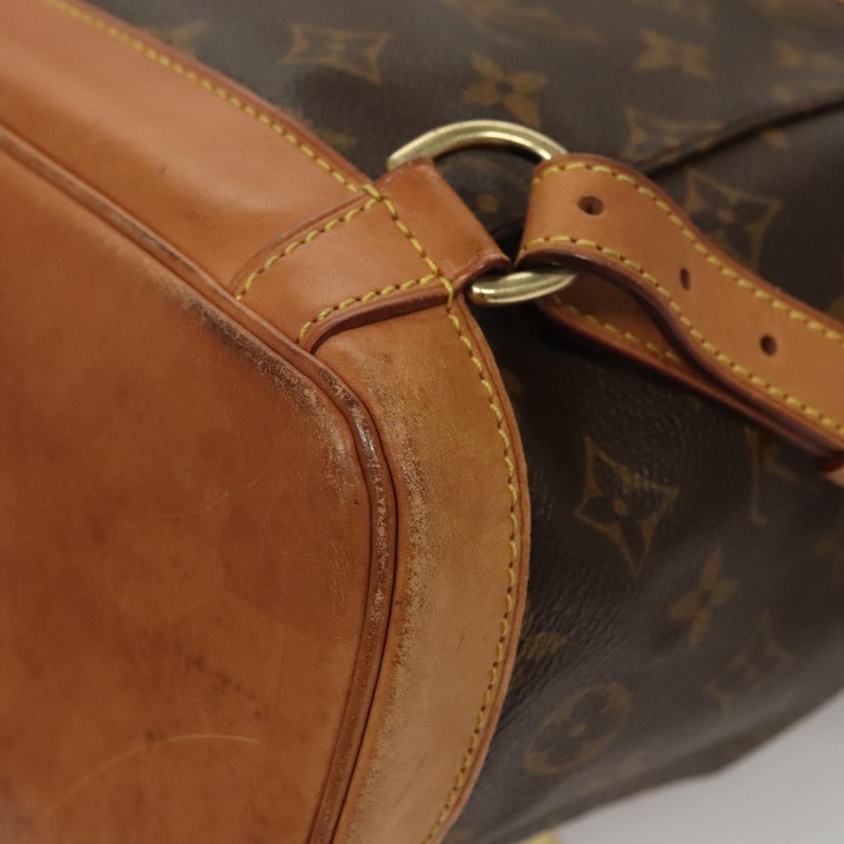LOUIS VUITTON Monogram Montsouris MM Backpack M51136 LV Auth nb420