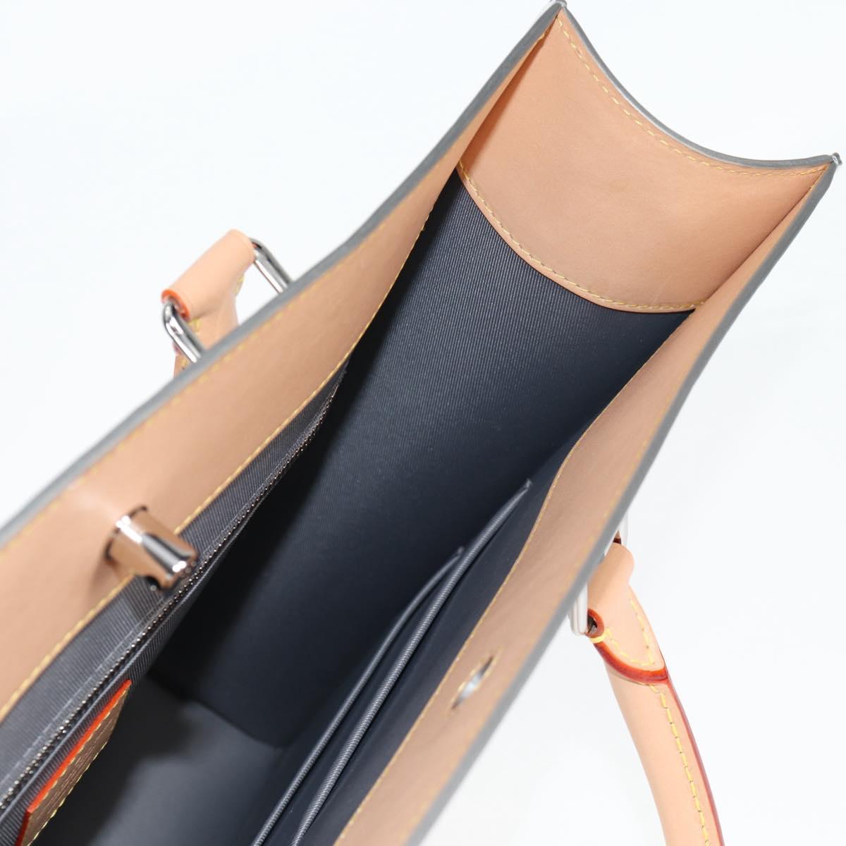 LOUIS VUITTON Monogram Miroir Sac Plat Bag Silver Argent M45884 LV Auth nb472M