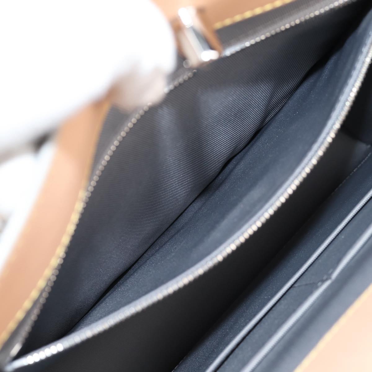 LOUIS VUITTON Monogram Miroir Sac Plat Bag Silver Argent M45884 LV Auth nb472M