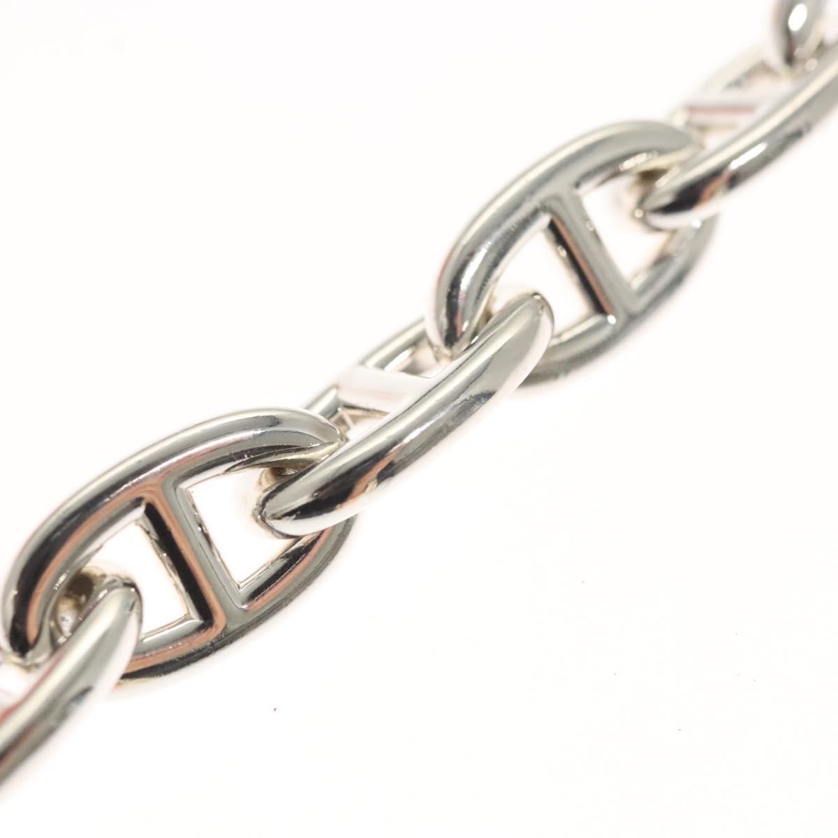HERMES Chaine d'Ancre MM Bracelet Ag925 Silver Auth nb497M