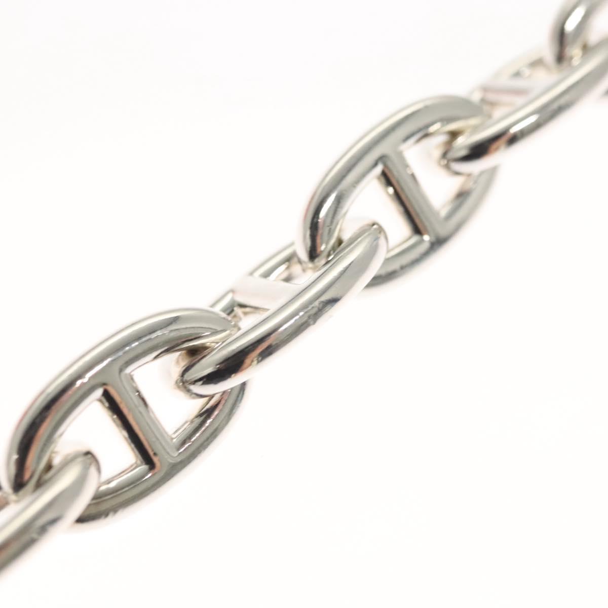 HERMES Chaine d'Ancre MM Bracelet Ag925 Silver Auth nb497SM