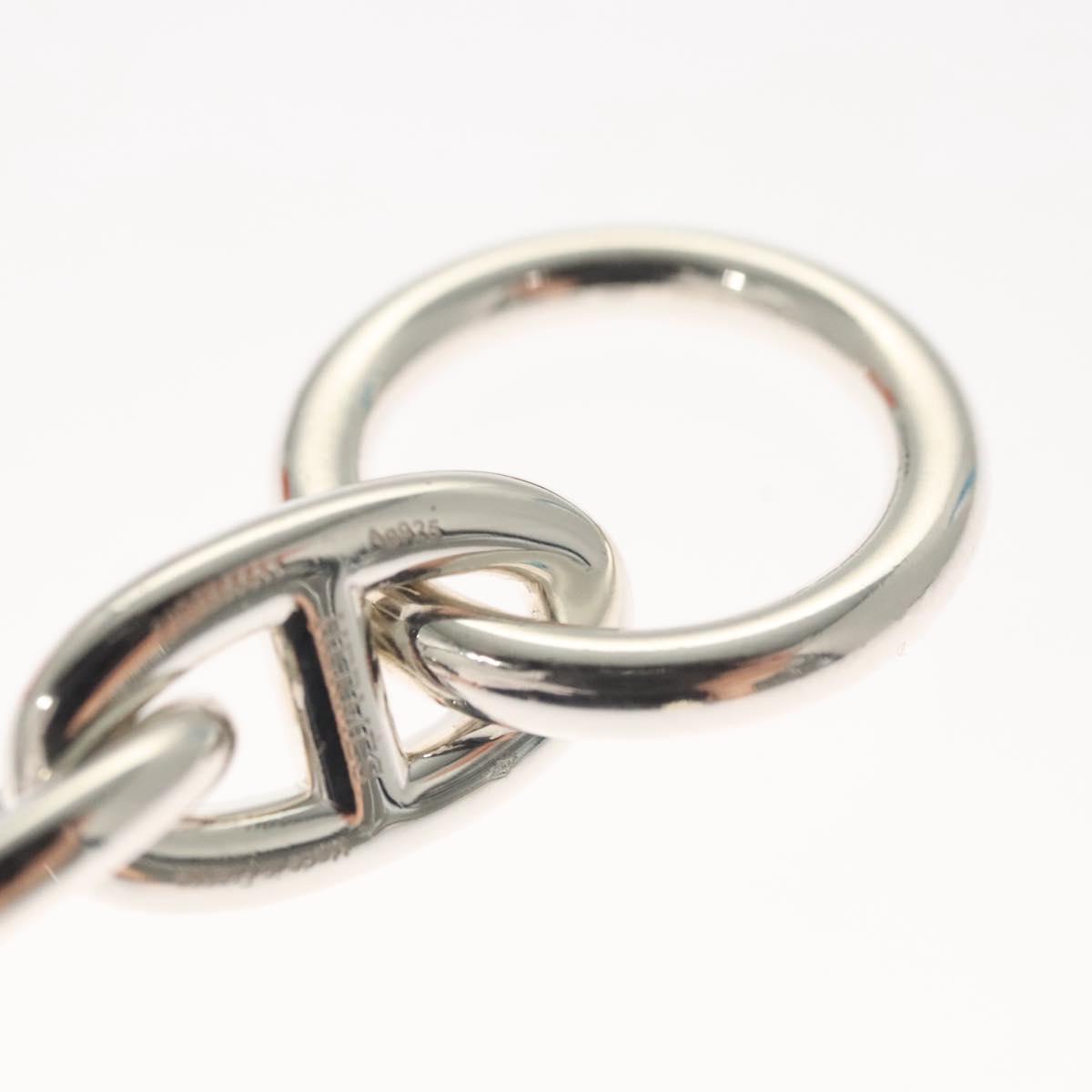 HERMES Chaine d'Ancre MM Bracelet Ag925 Silver Auth nb497M