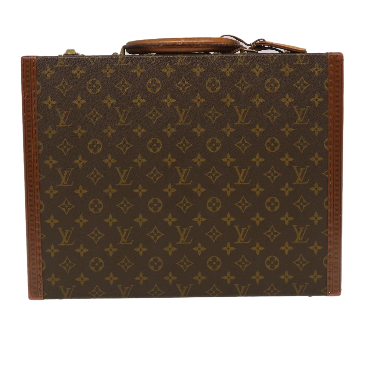 LOUIS VUITTON Monogram President Trunk Vintage M53012 LV Auth 35153A