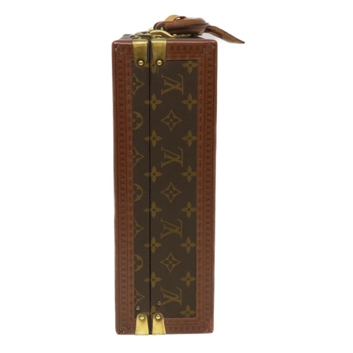 LOUIS VUITTON Monogram President Trunk Vintage M53012 LV Auth 35153A