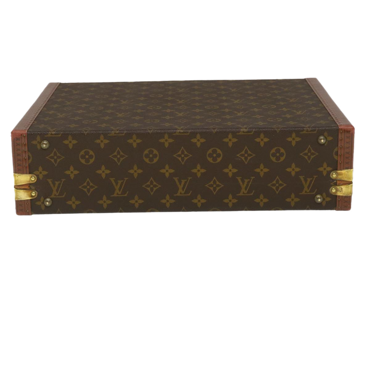 LOUIS VUITTON Monogram President Trunk Vintage M53012 LV Auth 35153A