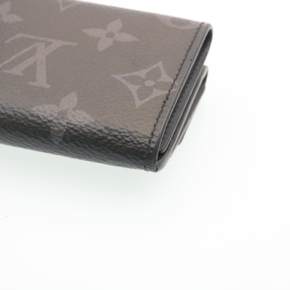 LOUIS VUITTON Monogram Eclipse Discovery Compact wallet Wallet M67630 Auth 34673