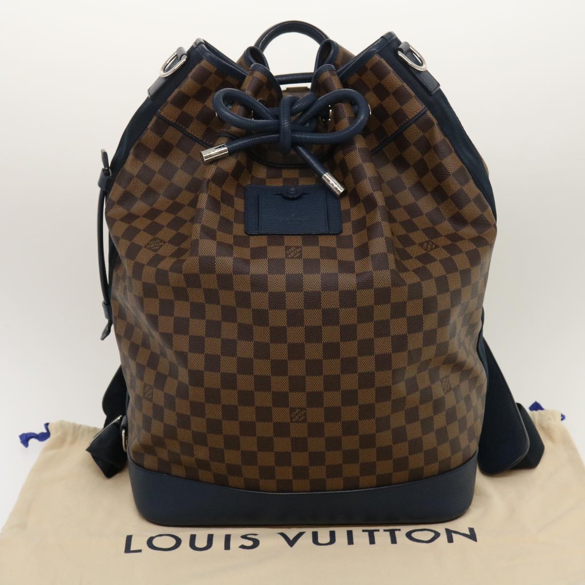 LOUIS VUITTON Damier Ebene Sac Maran Backpack N41237 LV Auth 34512A