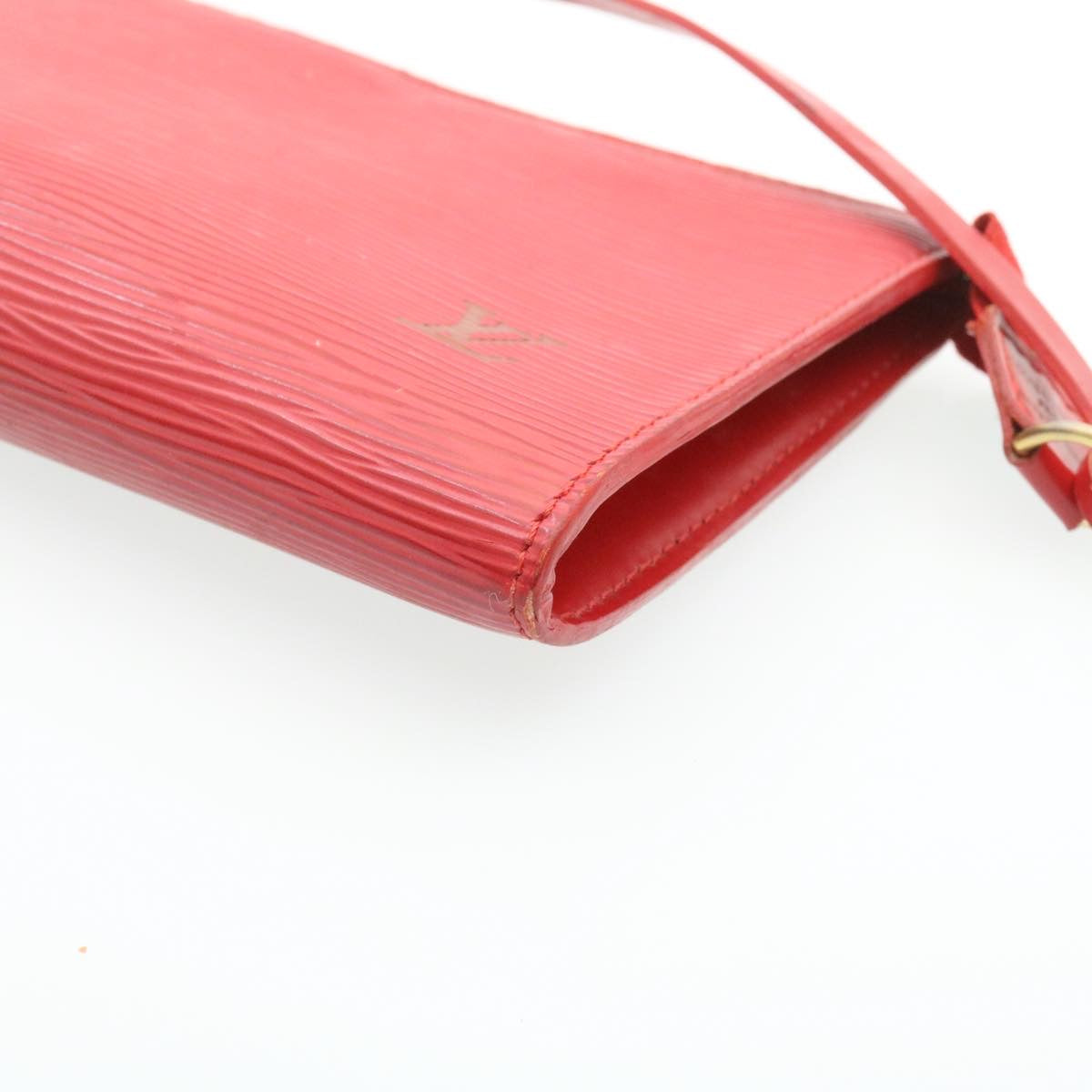 LOUIS VUITTON Epi Pochette Accessoires Pouch Red M52987 LV Auth ns055