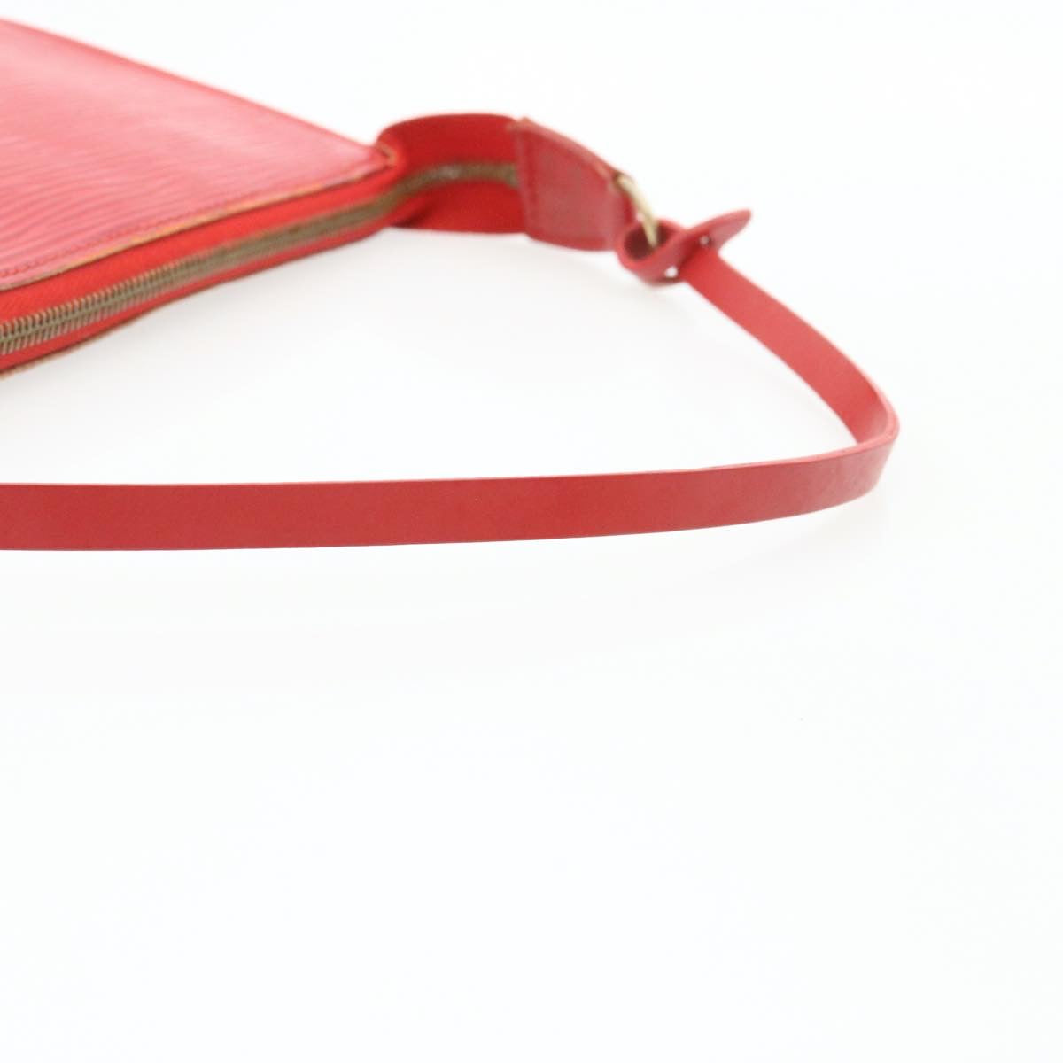 LOUIS VUITTON Epi Pochette Accessoires Pouch Red M52987 LV Auth ns055