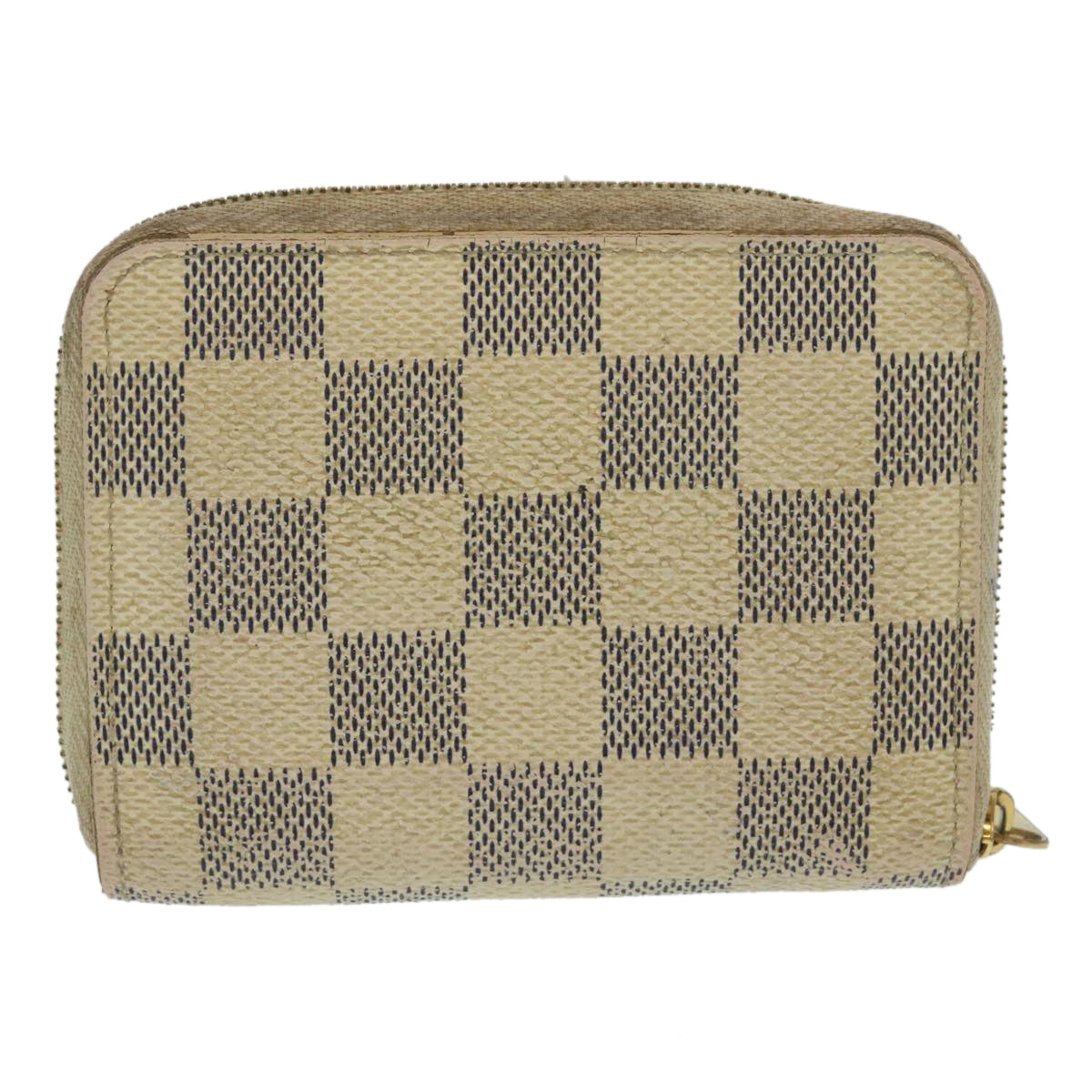 LOUIS VUITTON Damier Azur Zippy Coin Purse Coin Purse N63069 LV Auth ny015