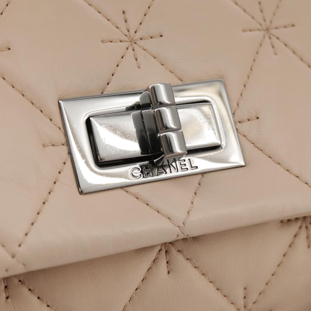 CHANEL Matelasse Chain Shoulder Bag Caviar Skin Pink CC Auth PP047