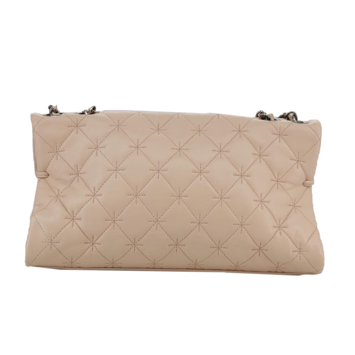 CHANEL Matelasse Chain Shoulder Bag Caviar Skin Pink CC Auth PP047