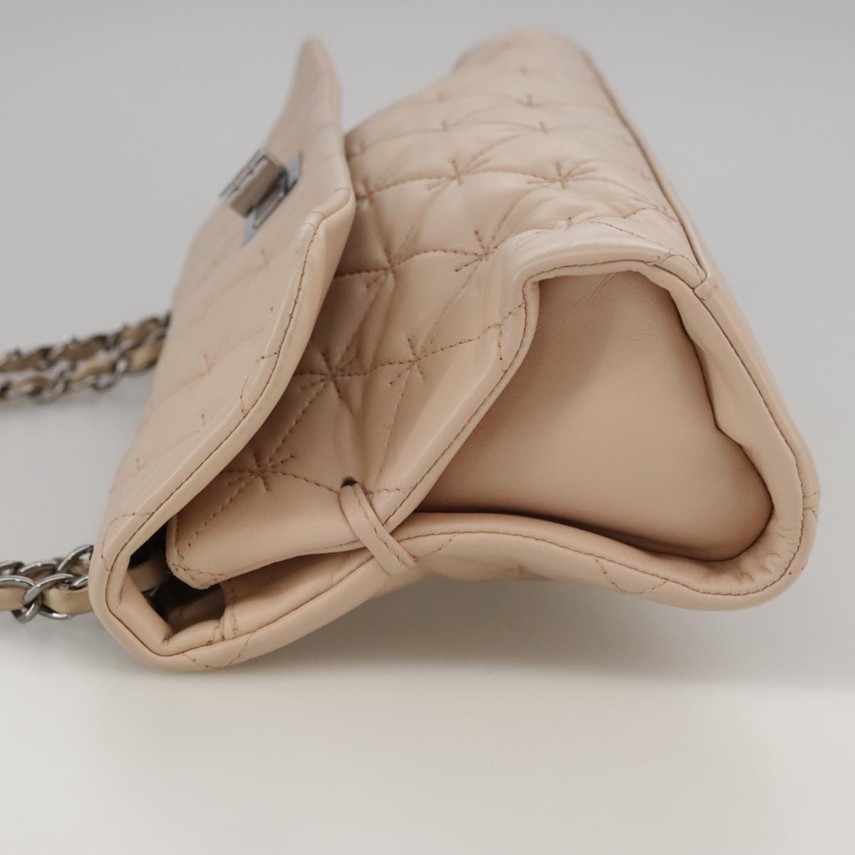 CHANEL Matelasse Chain Shoulder Bag Caviar Skin Pink CC Auth PP047