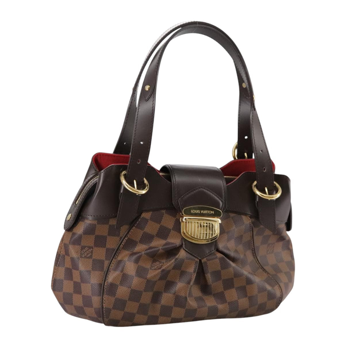 LOUIS VUITTON Damier Ebene Sistina PM Tote Bag N41524 LV Auth PP111V