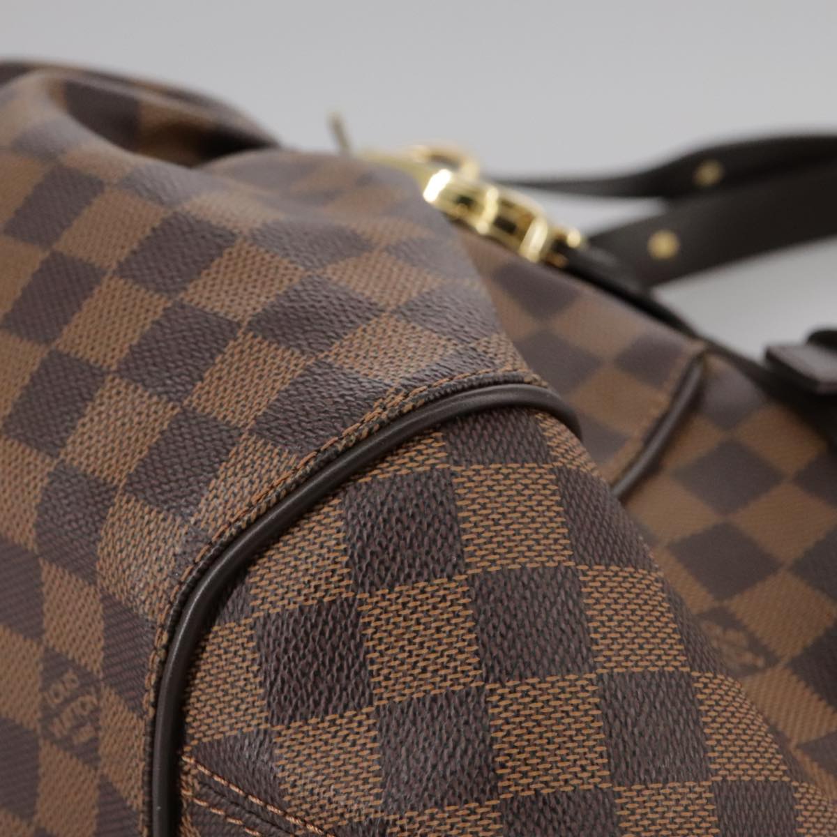 LOUIS VUITTON Damier Ebene Sistina PM Tote Bag N41524 LV Auth PP111V